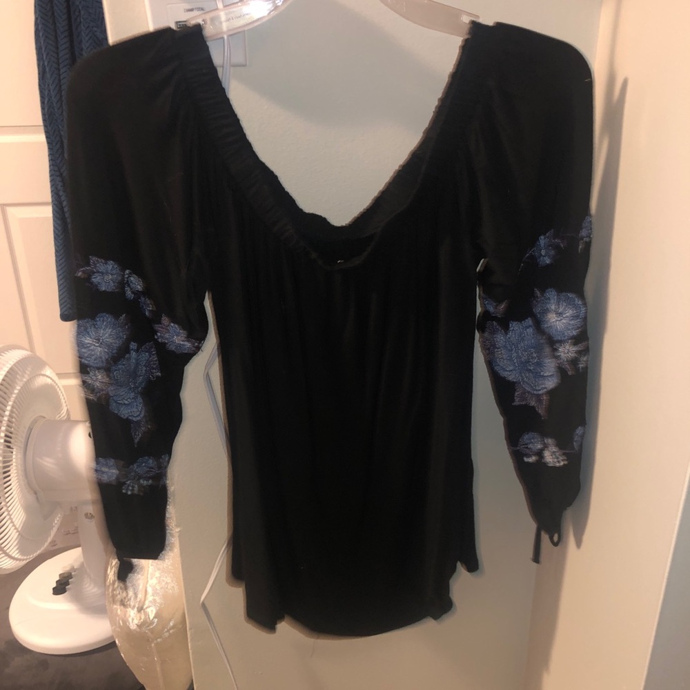 Off the shoulder shirt